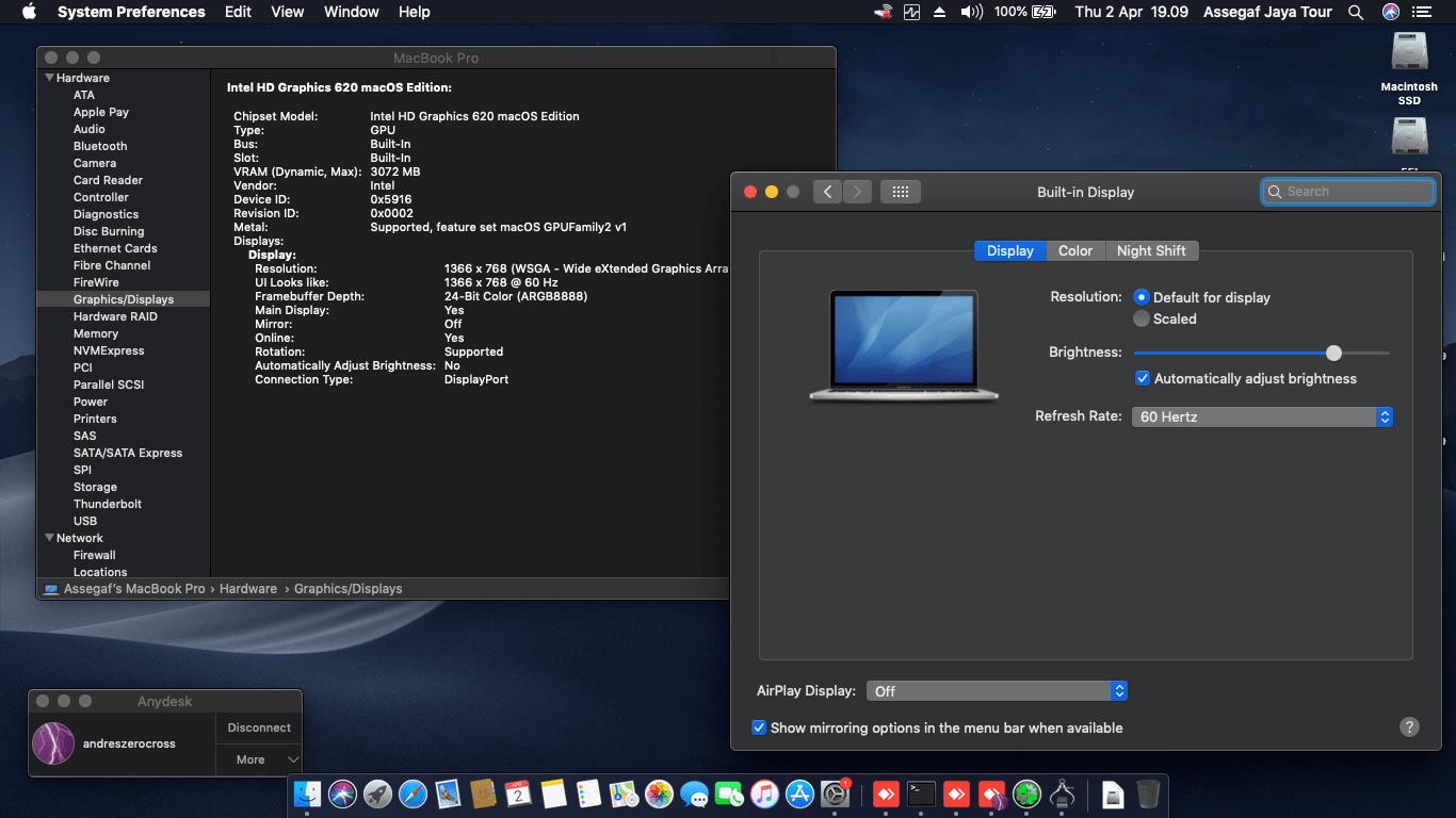 Dell Vostro 5468 [KabyLake   Intel HD 620] 6